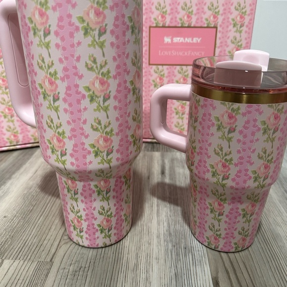 Stanley Love Shack Fancy 20 oz AND 40oz Blooming Heirloom Set of 2 MOM + ME - Picture 9 of 9